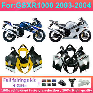 Kits de Carenado de Inyección para Motocicleta GSXR1000 GSX1000R 2003 <span class=keywords><strong>2004</strong></span> <span class=keywords><strong>GSXR</strong></span> <span class=keywords><strong>1000</strong></span> K3 03 04, Kit Completo de Carrocería Zxmt - Product Image 1