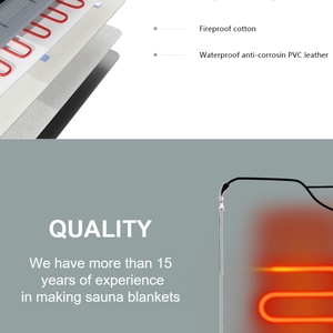 Negative Ion Ball Energy Stones Far Infrared <b>Plastic</b> <b>Wrap</b> Sweat Fast Sauna Blanket Mat - Product Image 6