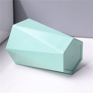 Vaso grande de paja de trigo para exportación, apto para uso doméstico, para parejas, vaso para cepillos de dientes, vaso para lavarse la cara, vaso para enjuague bucal con forma de diamante. - Product Image 3
