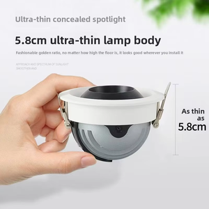 Downlight LED encastré réglable 10W, découpe 75mm, CRI élevé 98Ra - Product Image 4