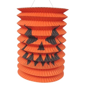 EASTTERN PARTY Lanterne di Carta Cilindriche Pieghevoli Fatte a Mano per <span class=keywords><strong>Halloween</strong></span>, 10 CM, per Decorazioni Domestiche e per Feste - Product Image 5