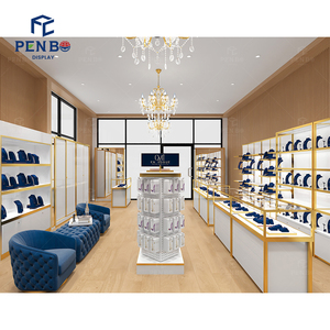 Kovict thời trang đồ trang sức Cửa hàng đồ trang sức thiết kế đồ nội thất Vàng kệ trưng bày đồ nội thất để trưng bày đồ trang sức - Product Image 6