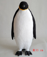 Ornements d'animaux Décoration de scène Pingouin simulé Thème d'hiver Décoration de Noël Pingouin Peluche Jouet Décoration intérieure