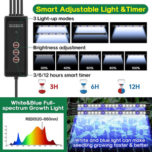 Bavagreen Trắng Màu Xanh Phát Triển Thanh Ánh Sáng Nhỏ Nảy Mầm Kit 2 Gói 80 Tế Bào Nhân Tính Nhà Máy Seeder Khởi Động Chậu Với Độ Ẩm <span class=keywords><strong>Dome</strong></span> - Product Image 6