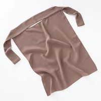 Produit phare : Voile long moderne en mousseline unie pour femme musulmane, idéal comme masque facial d'hiver et foulard islamique