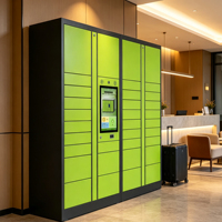 Boîte de colis intelligente personnalisée pour entrepôt extérieur, avec casiers de livraison express pour appartements et système de gestion de contenus Ark Lockers