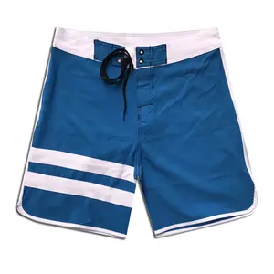 Waterproof Pockets Design Your Own Logo Custom Wholesale 4 Way Stretch Surf Shorts Men Swim Trunks