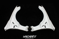 Kit de Carrocería para Guardabarros Delantero de +35 mm Estilo Versión Wide Body VS en Fibra de Vidrio FRP para Mitsubishi Lancer Evolution X de 2008 a 2017 para EVO X