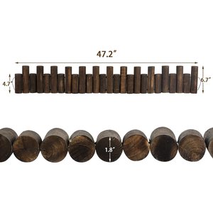 Rollos <span class=keywords><strong>de</strong></span> <span class=keywords><strong>troncos</strong></span> <span class=keywords><strong>de</strong></span> <span class=keywords><strong>jardín</strong></span> populares Borde escalonado Borde <span class=keywords><strong>de</strong></span> valla corta Acabado <span class=keywords><strong>de</strong></span> madera quemada Borde decorativo <span class=keywords><strong>de</strong></span> paisaje <span class=keywords><strong>de</strong></span> césped al aire libre - Product Image 5
