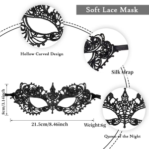 Noir reine dentelle <span class=keywords><strong>masque</strong></span> broderie Appliques fête <span class=keywords><strong>carnaval</strong></span> <span class=keywords><strong>masque</strong></span> <span class=keywords><strong>femme</strong></span> mariage Halloween mascarade <span class=keywords><strong>masque</strong></span> - Product Image 2