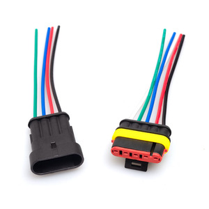 Conector Impermeable para Automóvil, Macho y Hembra, 1.5 Tyco Amp, 1 2 3 4 5 6 Pines, Cable, Conector Eléctrico Automotriz, Arnés de Cables para Auto - Product Image 5