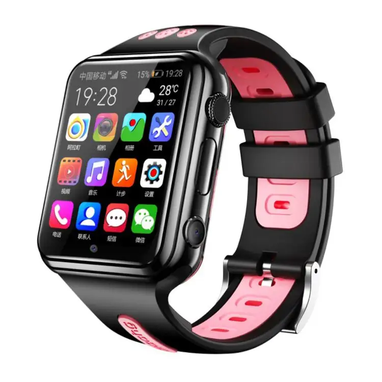 W5 4G Video Call Dual Camera Smart Watch Phone 4 Core CPU 8GB 16GB GPS WIFI Student Children App Store Android 9.0 Smartwatch
