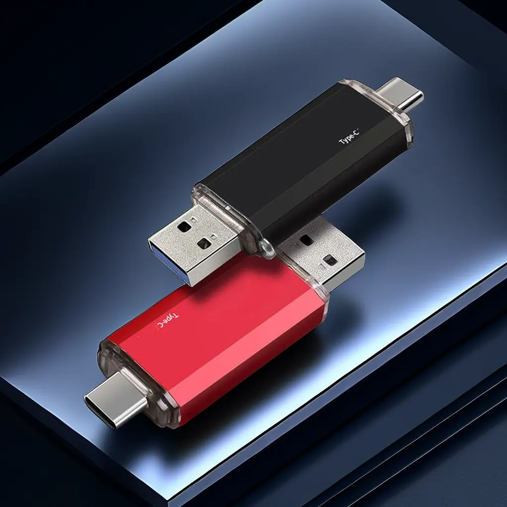 في السيارة USB و and3 USB قذيفة معدنية صغيرة سائبة مخصصة محرك أقراص shell2.0