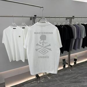 เสื้อยืดโอเวอร์ไซส์ Mastermind x Umbro ลายหัวกะโหลก ผู้ชาย วินเทจ สีขาว ผ้าฝ้าย สตรีทแวร์ ลำลอง ฮาราจูกุ ฮิปฮอป แขนสั้น - Product Image 4