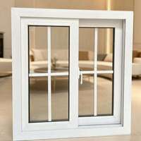 Fenêtre en vinyle de sécurité à double vitrage, fenêtre UPVC au design moderne, verre trempé, fenêtre en PVC pour maison, appartement, balcon, sécurité