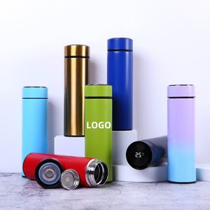 Customized 304 Stainless Steel Thermos Portable Double Wall Sealed Vacuum <b>Flasks</b> Led Digital Display Smart Water <b>Bottle</b> - Product Image 1