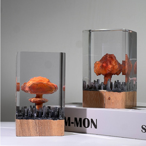 Oheimer Nuage de fumée <span class=keywords><strong>d</strong></span>'explosion atomique créatif en résine époxy, Ornement de chambre, Nuage <span class=keywords><strong>d</strong></span>'explosion urbaine - Product Image 3