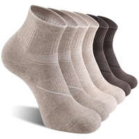 Vente en gros de chaussettes de sport pour hommes personnalisées, chaussettes de course à pied avec coussinets