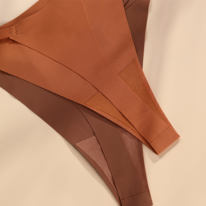 JOGOGO Ingrosso Personalizzato Slip Tagliati al <span class=keywords><strong>Laser</strong></span> Ropa Interior Mujer Plus Size Sexy <span class=keywords><strong>Perizoma</strong></span> Senza Cuciture in Puro Cotone G-string - Product Image 6