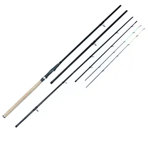 Feeder fishing rod 3.3m 4+2 tips sections carbon fiber river fishing rod feeder carp spinning fishing gear