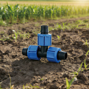 Accessori per Irrigazione Agricola: Valvole e Raccordi per Tubi Gocciolanti da 16mm, Controllo del Flusso d'Acqua - Product Image 1