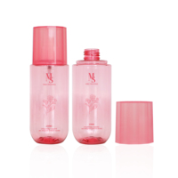 Bouteille pulvérisateur rose 250 ml en forme de capsule unique pour tonique de beauté, shampoing, soins capillaires et crème solaire