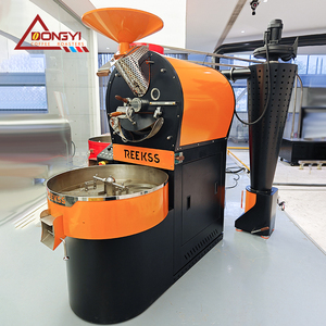 Máy rang cà phê thương mại bằng gang đúc tự động hoàn toàn Reekss X3kg X6kg X12kg, 5KG 10KG, dòng sản phẩm mới - Product Image 1