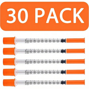 Jeringas de <span class=keywords><strong>Insulina</strong></span> Estériles de Seguridad para Uso Veterinario, Personalizables, 100 Unidades por Caja, Empaquetadas Individualmente, Profesionales, 0.5ml 1ml, con <span class=keywords><strong>Aguja</strong></span> Indolora - Product Image 3