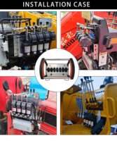 Contrôleur radio pour grue montée sur camion certifié FCC professionnel, machinerie hydraulique, commande à distance multi-joysticks, IP68