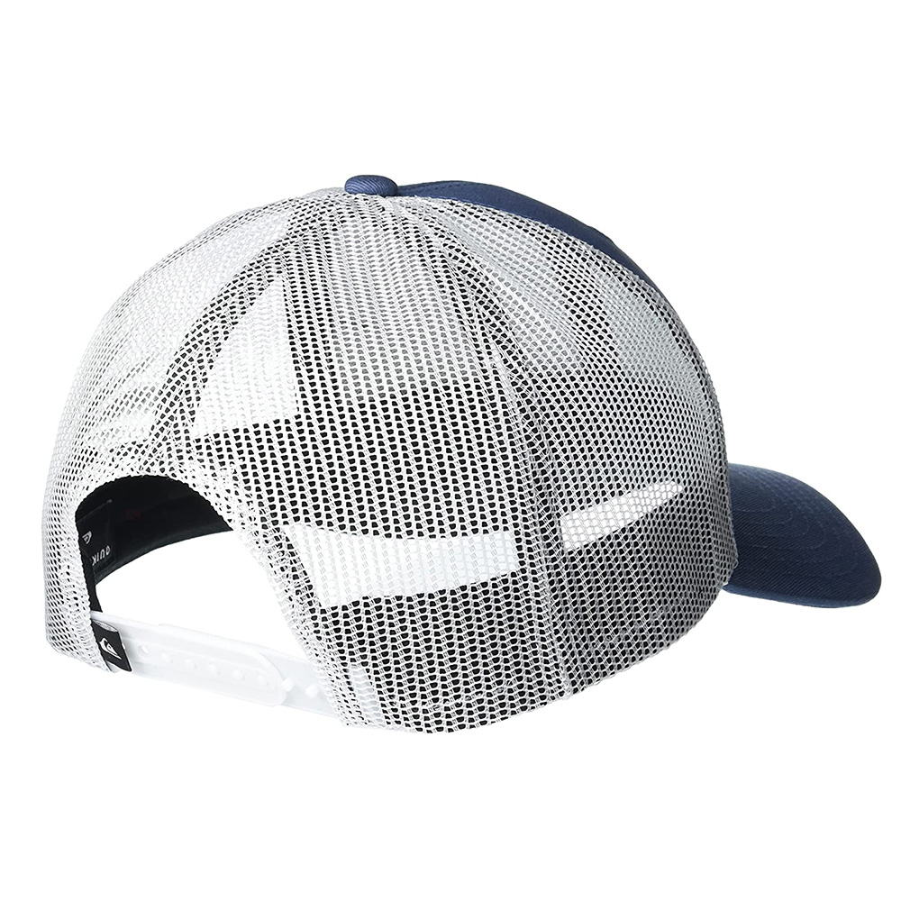 100% Cotton Curved Brim Trucker Baseball Cap White Color