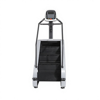 Appareil Commercial à 15 Vitesses Réglables pour Cardio et Musculation à Faible Impact avec Écran – Simulateur d'Escalade Électrique