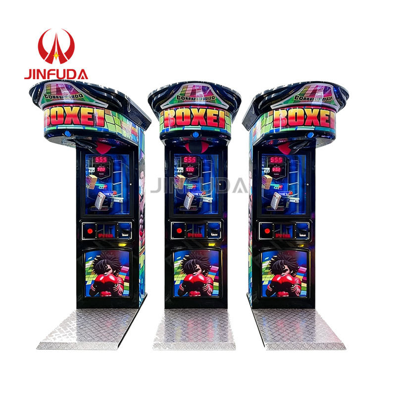 Boxer Arcade Machine Coin-Operated Punch Kick Strength Tester Fun ...