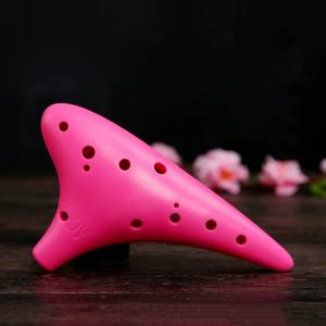Nouvelle ocarina en plastique à 12 trous, tonalité Alto C, ocarina en résine, adaptée aux débutants, pour les écoles de musique - Product Image 4