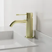 Современный смеситель для ванной комнаты из меди с позолотой