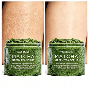 Gommage corporel au thé vert, gommage facial exfoliant, nettoyage en profondeur, soins <span class=keywords><strong>de</strong></span> <span class=keywords><strong>la</strong></span> peau, produits <span class=keywords><strong>de</strong></span> beauté pour femmes, cosmétiques coréens OEM - Product Image 3