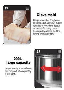 Mezclador <span class=keywords><strong>de</strong></span> masa en espiral, 50 kg, máquina <span class=keywords><strong>de</strong></span> amasar, 50 kg - Product Image 6