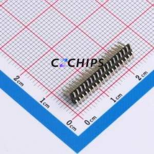 PZ1.27-US2S-18A Pin Header SMD,P=1.27mm Connector ( Pin Structure: 2x18P )( Pitch: 1.27mm )( Row Spacing: 1.27mm ) - Product Image 2