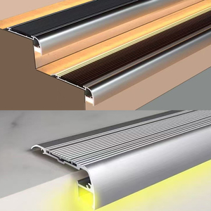 Perfil <span class=keywords><strong>de</strong></span> <span class=keywords><strong>Aluminio</strong></span> para Luz LED <span class=keywords><strong>de</strong></span> Techo y Pared, Canal <span class=keywords><strong>de</strong></span> Luz LED para Paneles <span class=keywords><strong>de</strong></span> Yeso, Aleación Blanca - Product Image 4