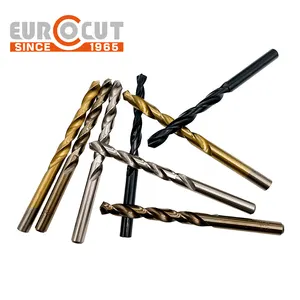 EUROCUT Din 338 HSS 4241 Herramientas de perforación Brocas de acero de alta velocidad de 1mm de diámetro para metal