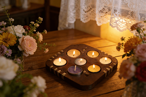 Multi Color Tea Lights in Various Sizes Containers for Decorative Lighting Tea Soy Wax <strong>Candles</strong> - Product Image 3