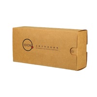 Boîte d'emballage en papier kraft pour verres de rangement à tiroir au design personnalisé