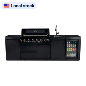 Livraison rapide en 7 jours, vente flash Youya, <span class=keywords><strong>barbecue</strong></span> au propane/<span class=keywords><strong>gaz</strong></span> naturel noir, ensemble de cuisine modulaire pour l'extérieur, <span class=keywords><strong>barbecue</strong></span> pour <span class=keywords><strong>balcon</strong></span> - Product Image 1