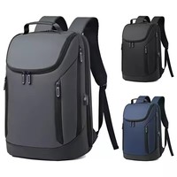 Sac à dos d'ordinateur portable étanche USB pour étudiant, idéal pour le sport et les voyages, design tendance, vente en gros directe usine