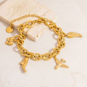 Zoryn Personalized Waterproof 18K Stainless Steel Pendant and Bracelet Set Handmade Trendy <b>Charm</b> for Anniversary Style Fashion - Product Image 2