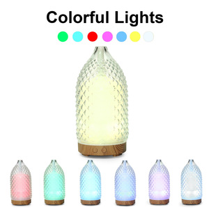 Humidificador de aromaterapia con cristal de diamante del fabricante original, 0.5L, luz LED, alimentado por USB, para el hogar y el dormitorio. - Product Image 5