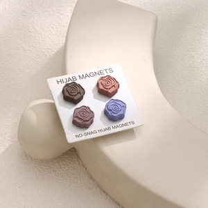 Wholesale of Fashion <strong>Scarf</strong> Magnetic Buckles, Shawl Buckles <strong>with</strong> Relief Patterns, Hijab <strong>Magnets</strong> Strong Magnetism Hijab <strong>Magnets</strong> - Product Image 6