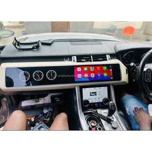 Panel de aire acondicionado con pantalla dual Android de 12.3 pulgadas para radio de coche Land Rover Range Rover Vogue Sport L405 L494 2014-2019 - Product Image 6
