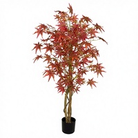 120cm Künstlicher Ahorn-Baum Heim-Deko Bonsai-Baum Herstellung Großhandel Künstliche Pflanze für Haus- und Gartendekoration