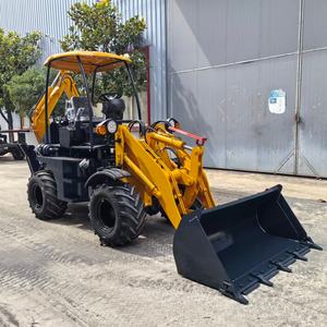 Retroexcavadora compacta 4x4 con cubo excavador desmontable Envío gratis - Product Image 1