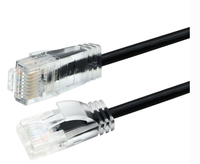 Cable de conexión Ethernet Cat6a 28AWG 10Gbps delgado, sin enredos, RJ45, alto rendimiento, ultrafino. Sin reseñas aún.